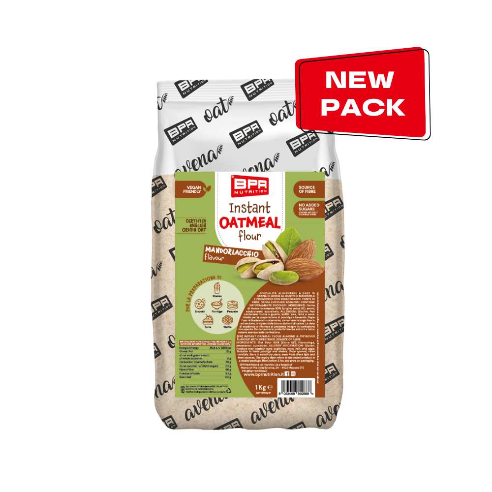 BPR INSTANT OATMEAL FLOUR 1 KG Farina Instantanea di Avena In Vari Gusti