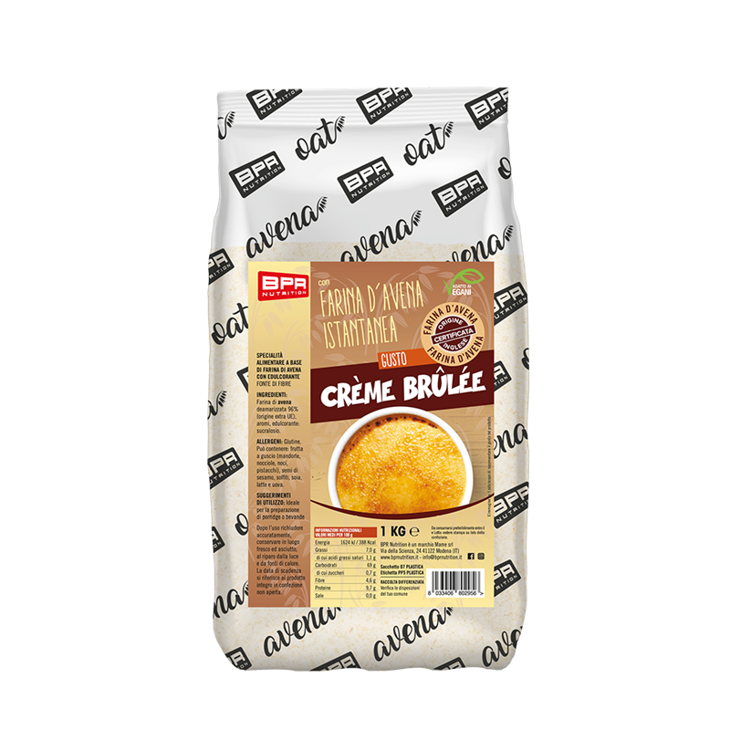 BPR INSTANT OATMEAL FLOUR 1 KG Farina Instantanea di Avena In Vari Gusti