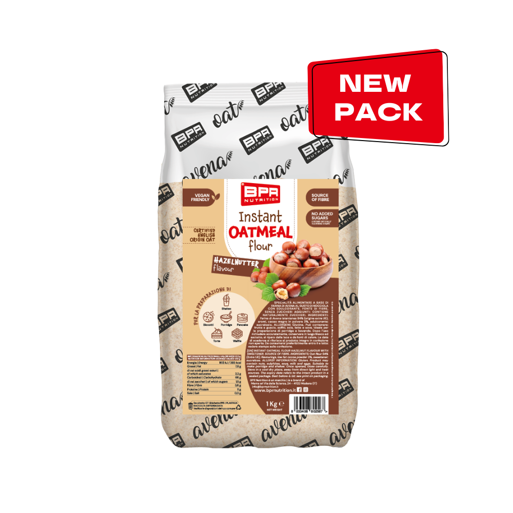BPR INSTANT OATMEAL FLOUR 1 KG Farina Instantanea di Avena In Vari Gusti