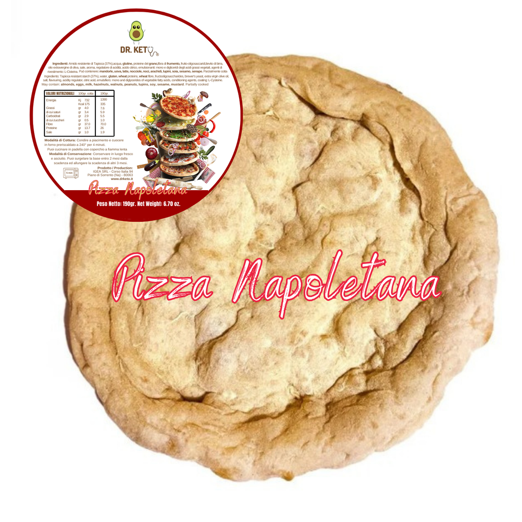 Dr. Keto Base Pizza Chetogenica Napoletana 🍕