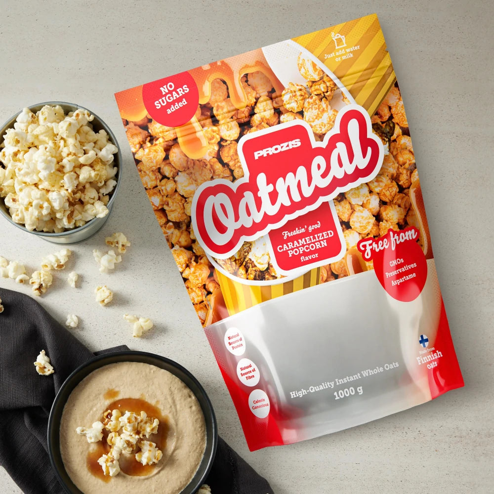 Prozis Oatmeal - Farina di Avena integrale instantanea in vari gusti da 1kg