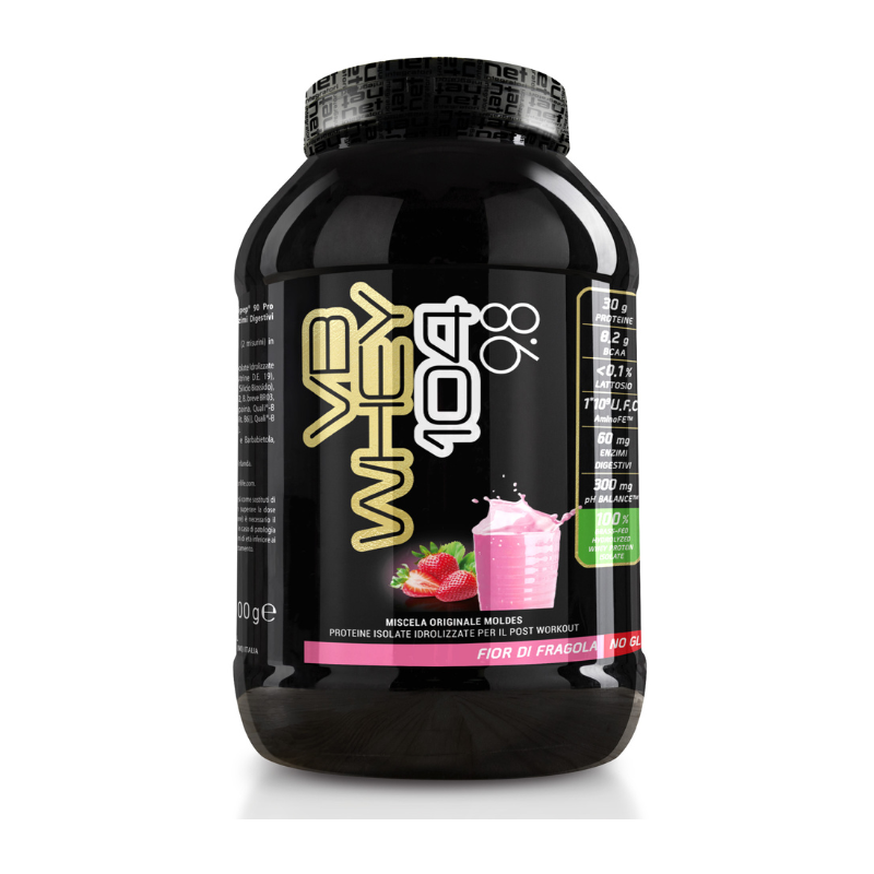 Net Integratori VB WHEY 104 9.8 900g - Integratore di proteine in polvere per la crescita muscolare