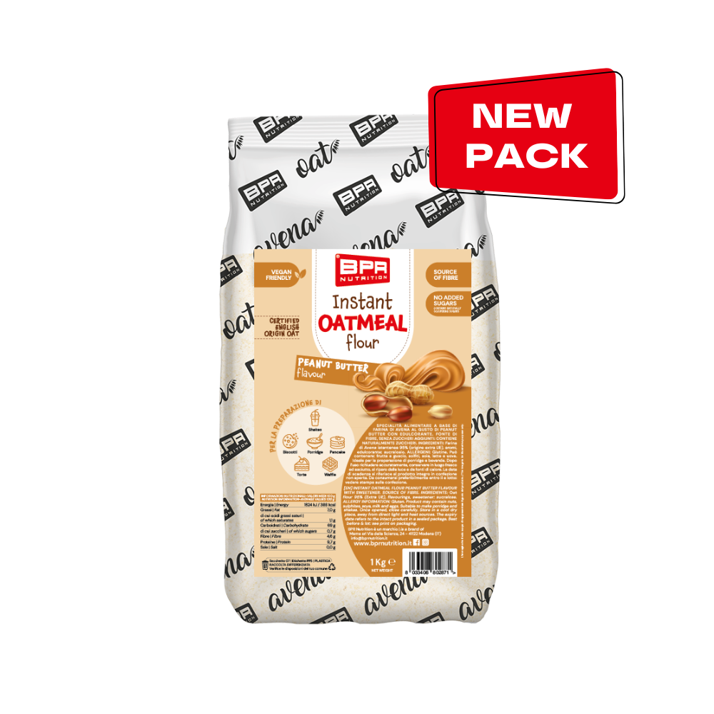 BPR INSTANT OATMEAL FLOUR 1 KG Farina Instantanea di Avena In Vari Gusti