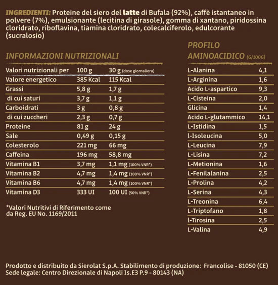 Buffalo Whey +80 High Protein – 3 Gusti Disponibili | Proteine in Polvere