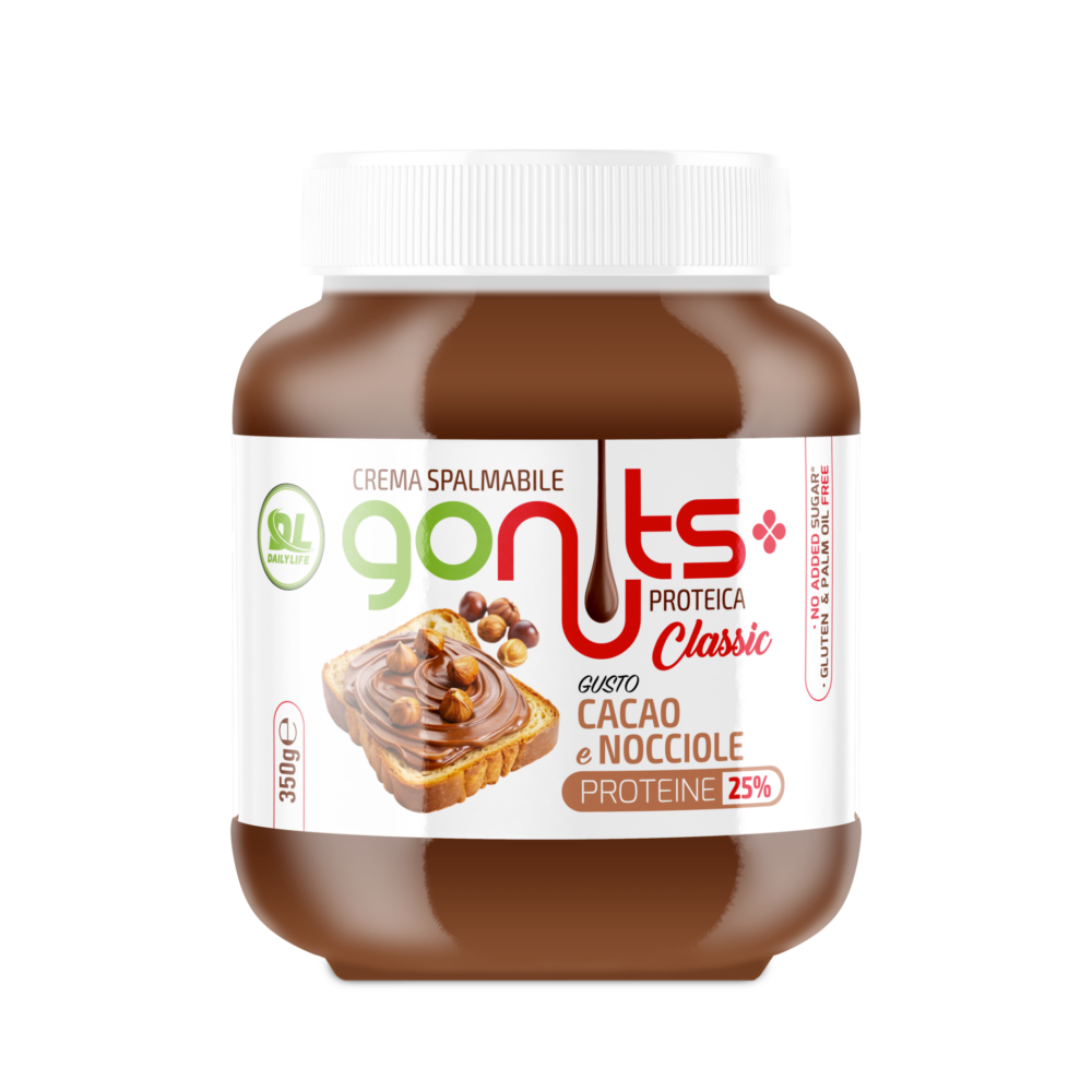 Gonuts Crema Spalmabile disponibile in 3 gusti da 350Gr
