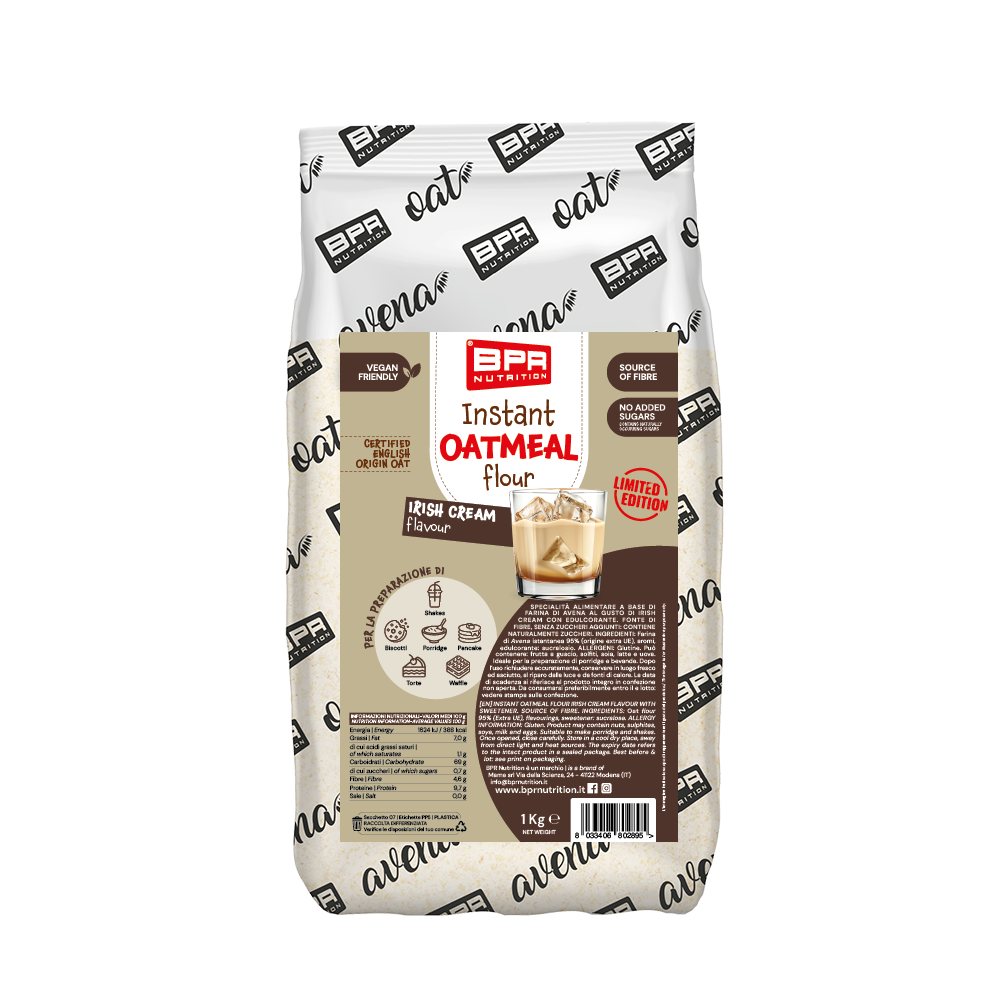 BPR INSTANT OATMEAL FLOUR 1 KG Farina Instantanea di Avena In Vari Gusti