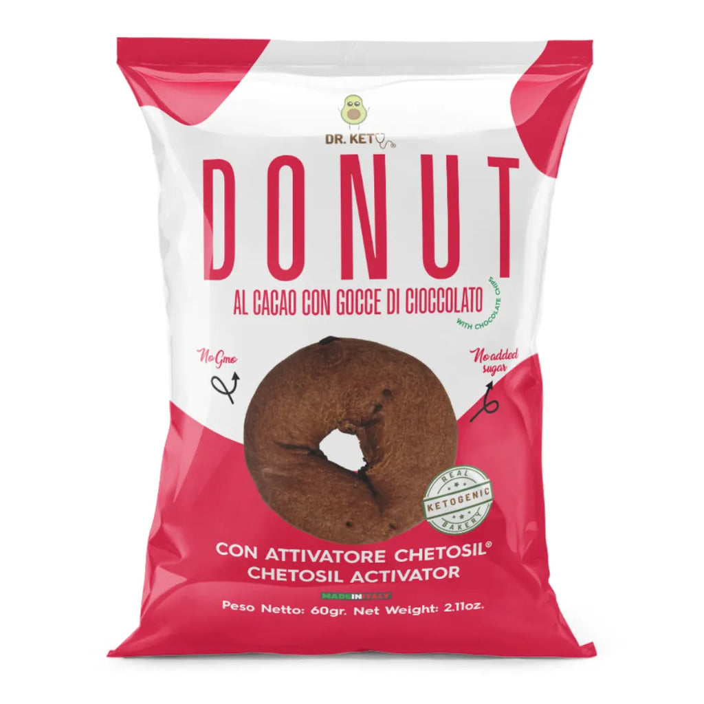 Dr Keto Donut al Cacao con Gocce di Cioccolato 🍩