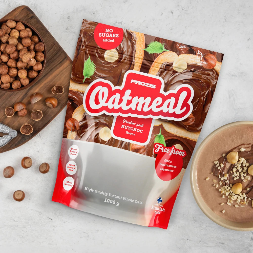 Prozis Oatmeal - Farina di Avena integrale instantanea in vari gusti da 1kg