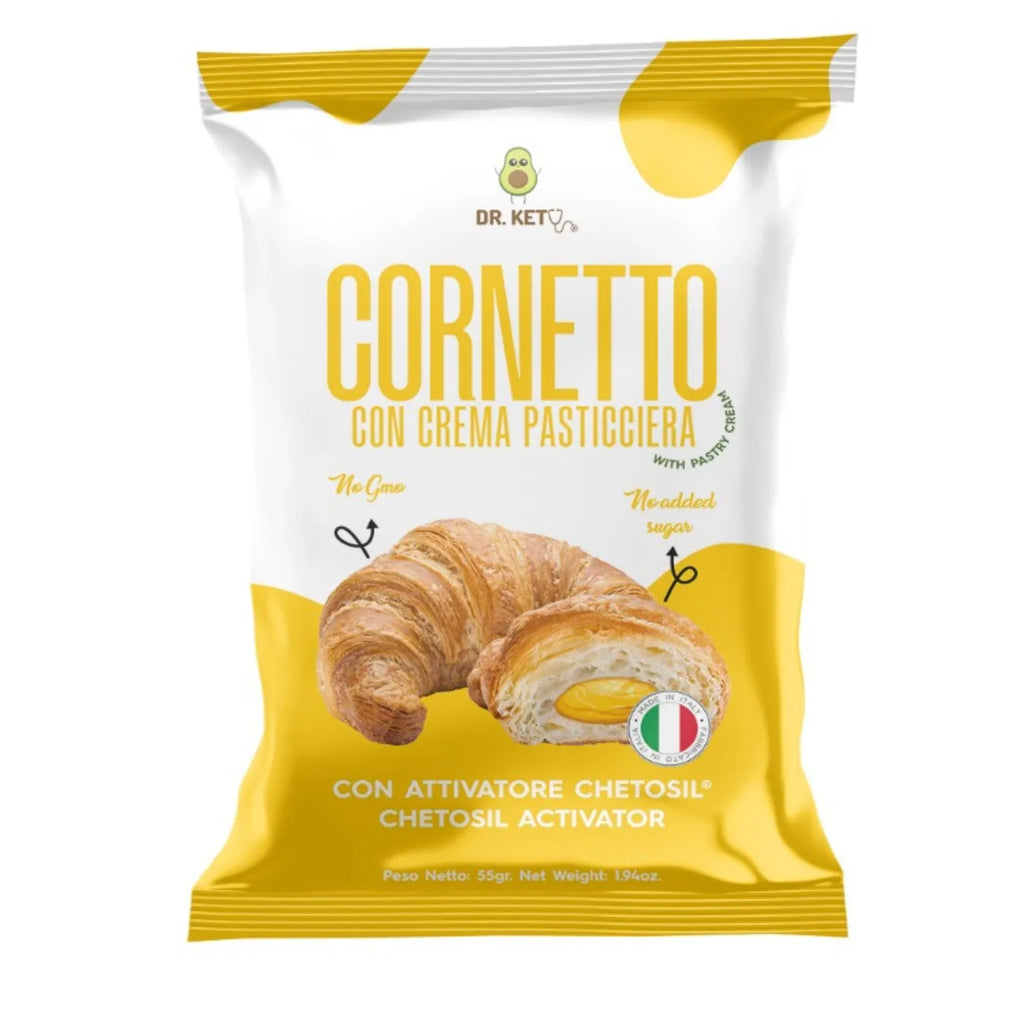 Dr. Keto Cornetto con Crema Pasticcera 🥐