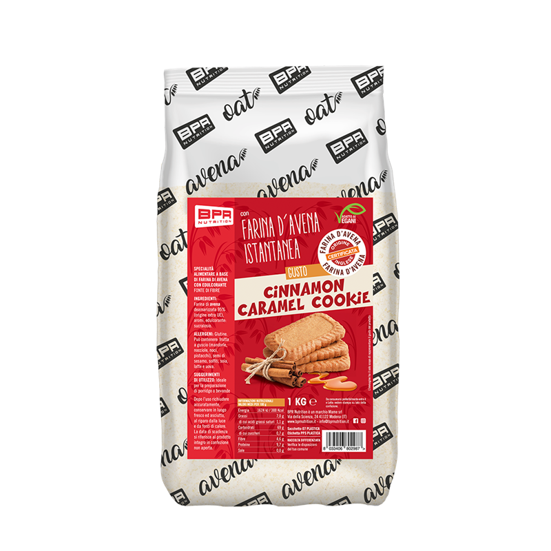 BPR INSTANT OATMEAL FLOUR 1 KG Farina Instantanea di Avena In Vari Gusti