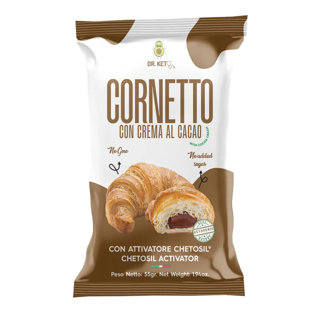 Dr. Keto Cornetto Ripieno con Crema al Cacao 🥐