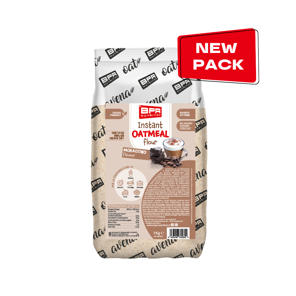 BPR INSTANT OATMEAL FLOUR 1 KG Farina Instantanea di Avena In Vari Gusti