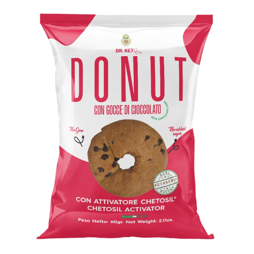 Dr. Keto Donut Classico con Gocce di Cioccolato 🍩