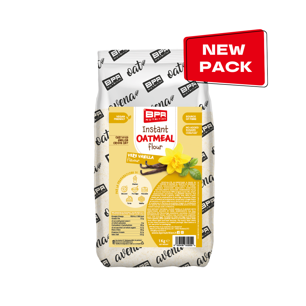 BPR INSTANT OATMEAL FLOUR 1 KG Farina Instantanea di Avena In Vari Gusti