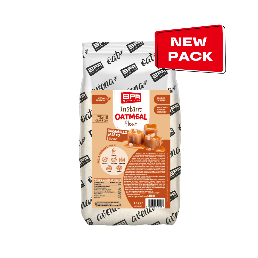 BPR INSTANT OATMEAL FLOUR 1 KG Farina Instantanea di Avena In Vari Gusti