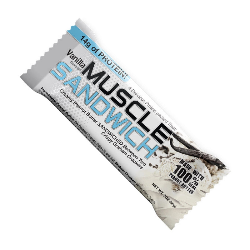 Muscle Sandwich Bar 56gr disponibili in 2 gusti Original & Vaniglia
