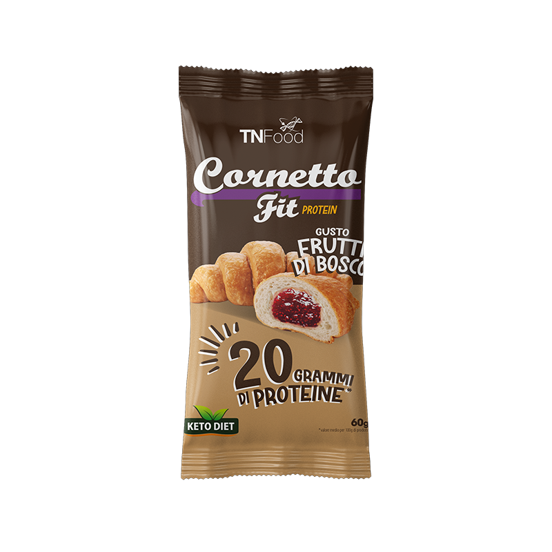 Cornetti Ripieni Fit Protein 60 gr in Vari Gusti