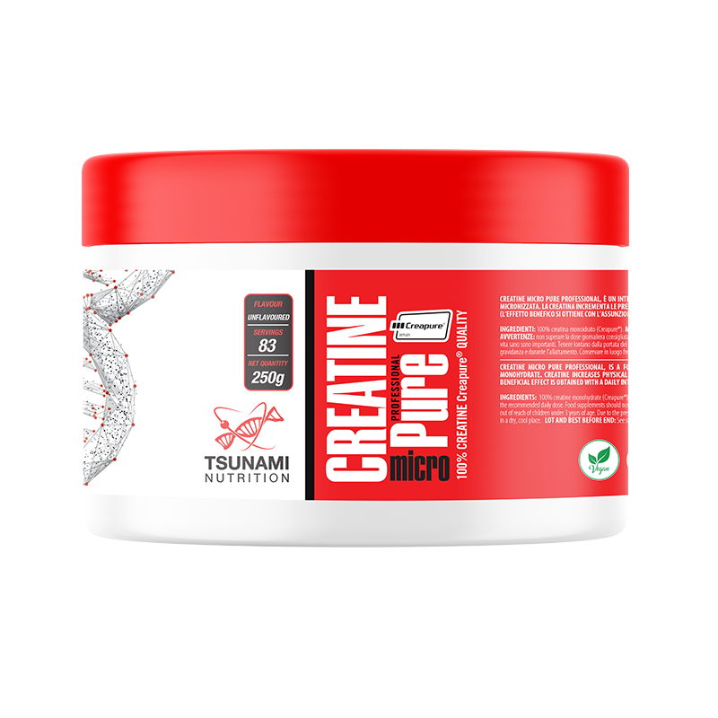Tsunami Nutrition Creatina Monoidrato Micronizzata Creapure® 250g Natural
