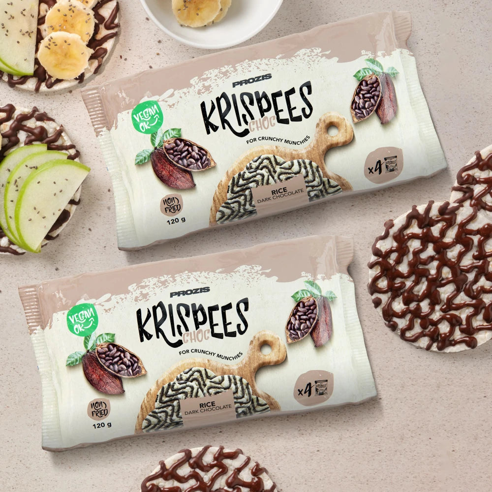 Prozis Choc Krispees - Riso con Cioccolato Fondente 104gr