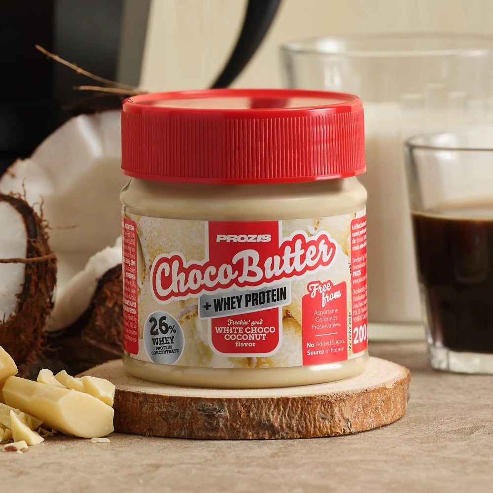 Prozis Whey Choco Butter 200gr - Cioccolato bianco e cocco