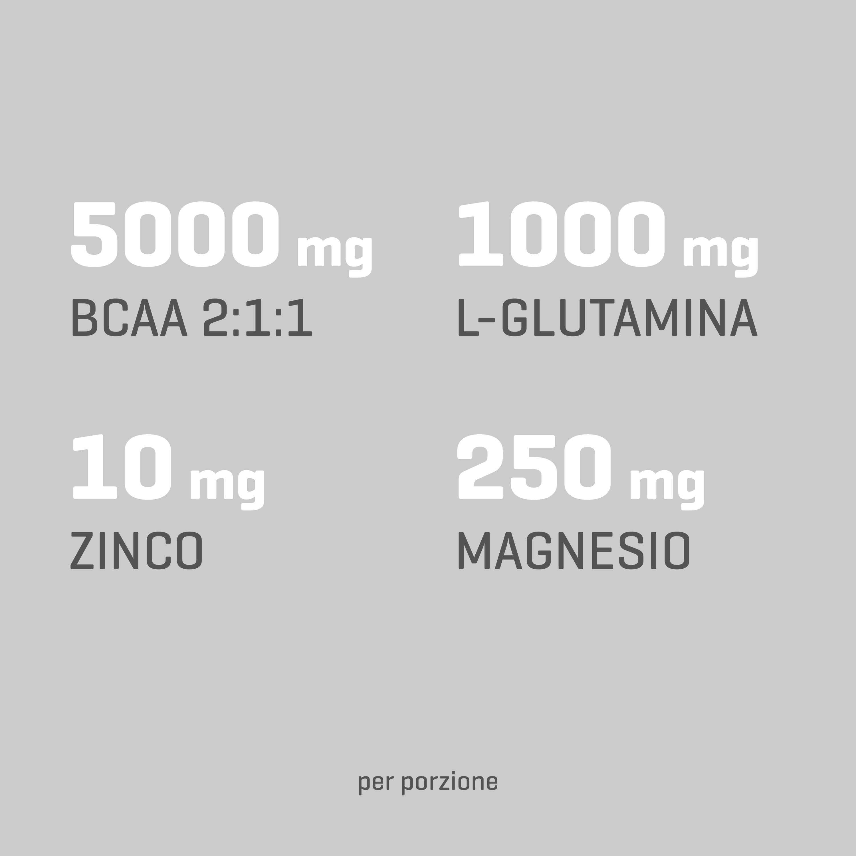Prozis Amino X RTD 500mL bevanda con BCAA, glutammina, zinco e magnesio.