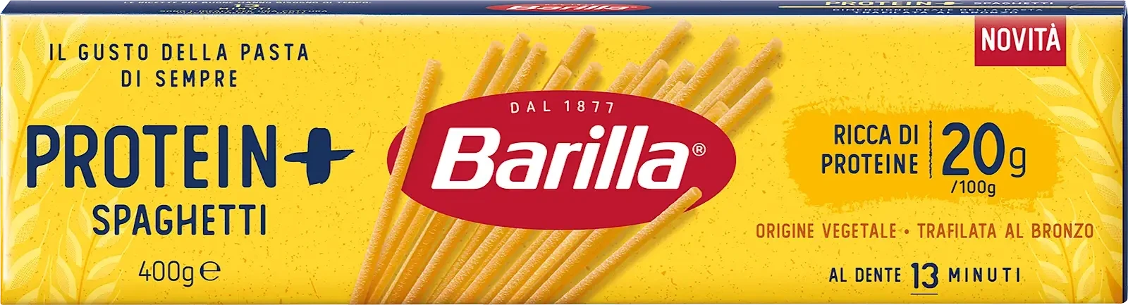 Pasta proteica Barilla Protein + in 3 formati da 400gr