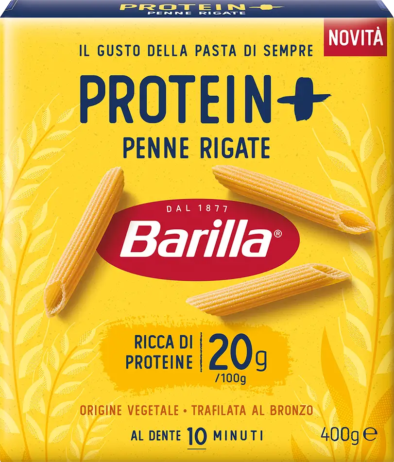 Pasta Proteica Penne Rigate Protein + Barilla 400gr