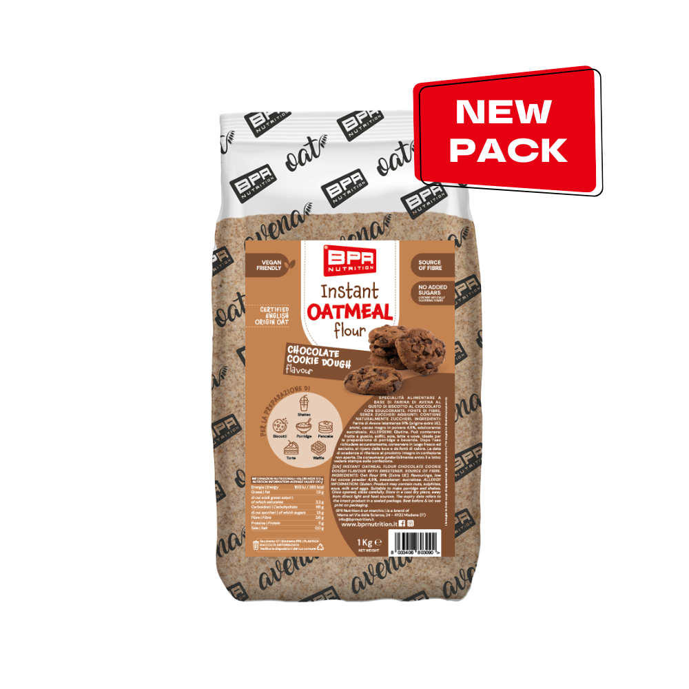 BPR INSTANT OATMEAL FLOUR 1 KG Farina Instantanea di Avena In Vari Gusti
