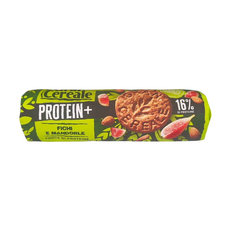 Gran Cereale Protein + Biscotti con 16% di Proteine, Mandorle e Fichi 250g