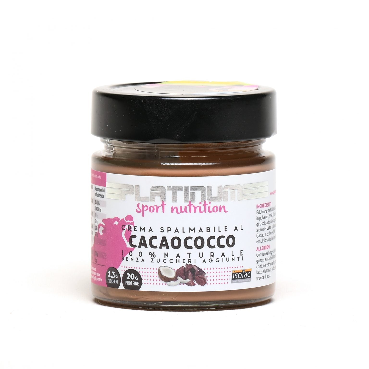 Platinum Sport Nutrition Crema Spalmabile Cacao e Cocco – 250g