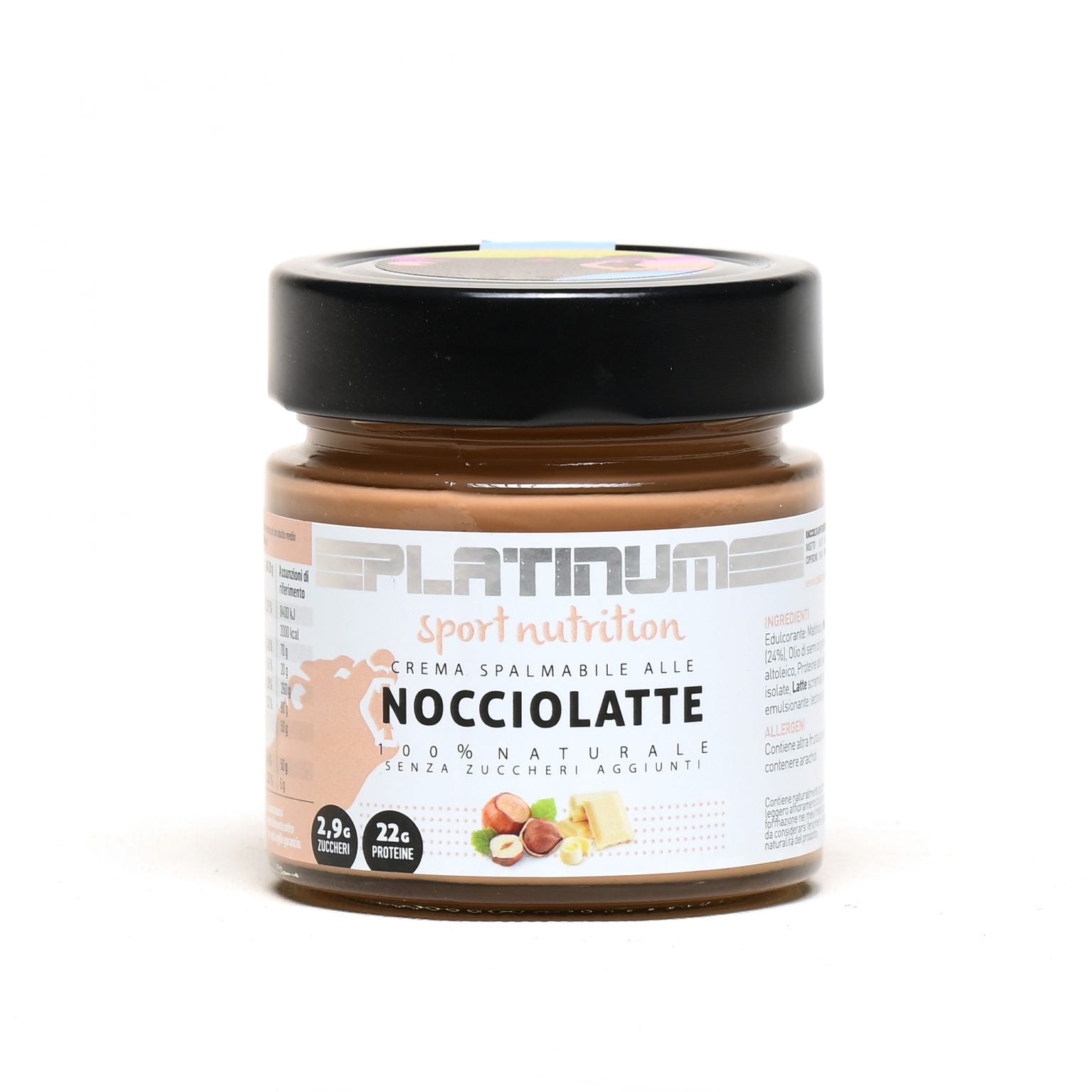 Platinum Sport Nutrition Crema Spalmabile Nocciolatte – 250g