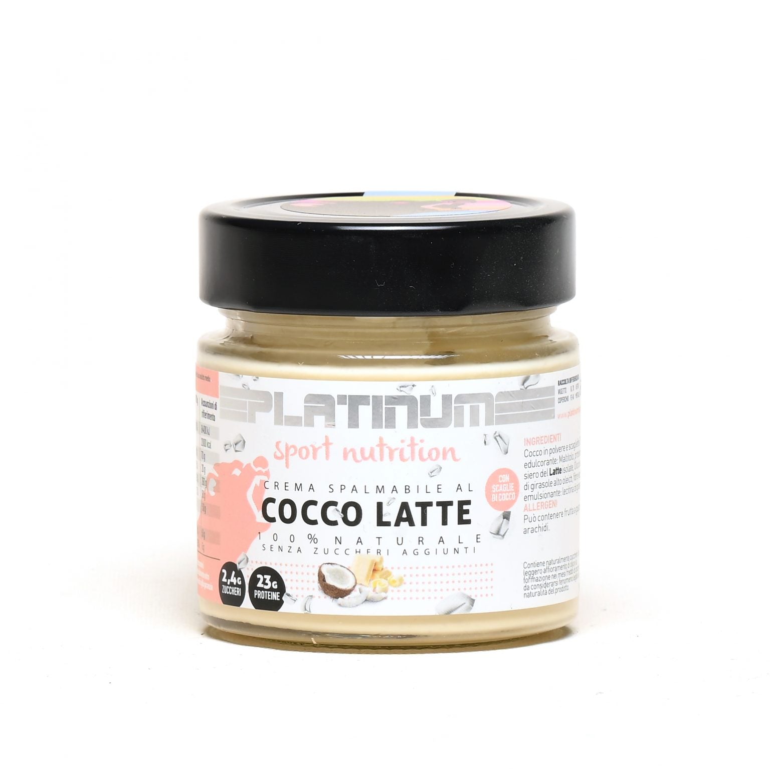 Platinum Sport Nutrition Crema Spalmabile Cocco Latte (Con Scaglie) 250g