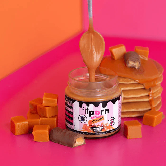 Fitporn Crema proteica al Caramello Salato Senza Lattosio 200gr