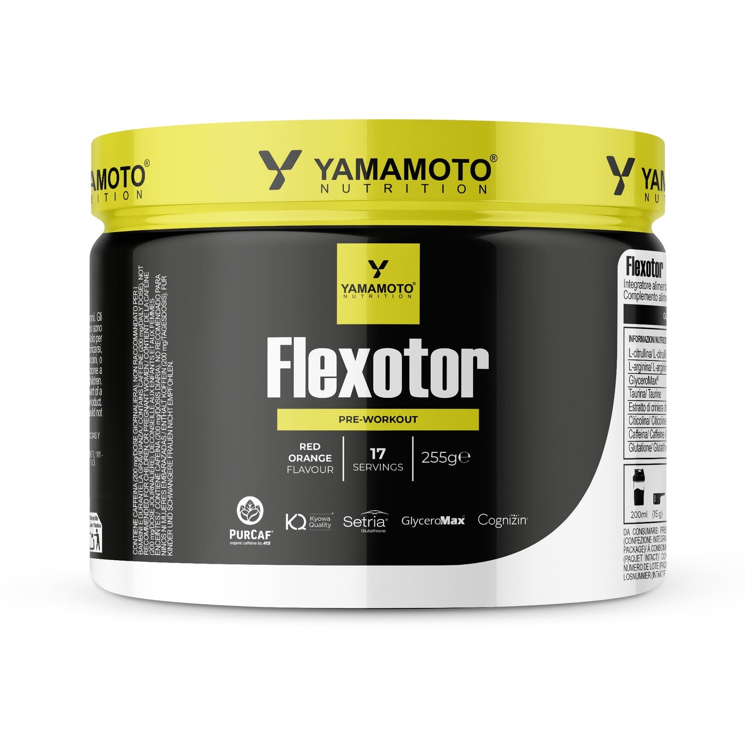 Yamamoto Flexotor – pre workout 255gr gusto Red Orange