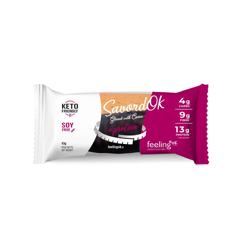 Feeling ok SavordOk glassato al cacao e arancia 43gr
