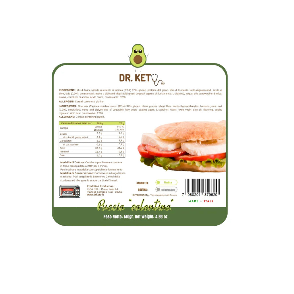 Dr. Keto Puccia Salentina – 2 conf. da 70gr