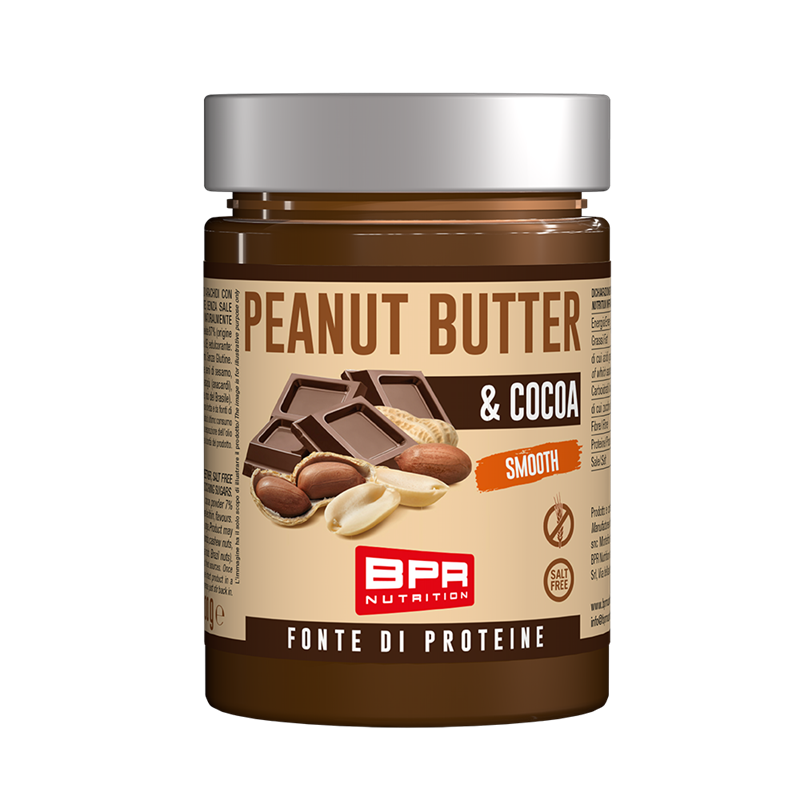 BPR PEANUT BUTTER AND COCOA SMOOTH 300 GR
