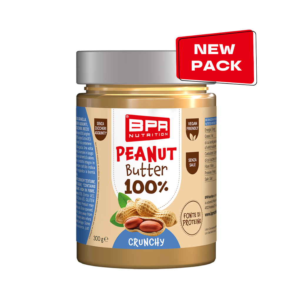 BPR PEANUT BUTTER 100% CRUNCHY 300 GR