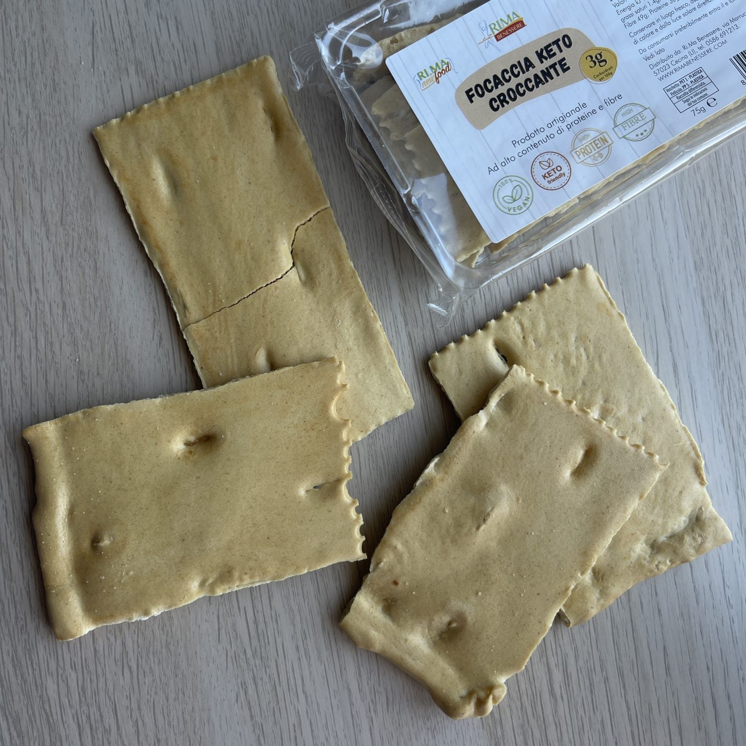 Focaccia Keto Croccante 75gr Rima Benessere