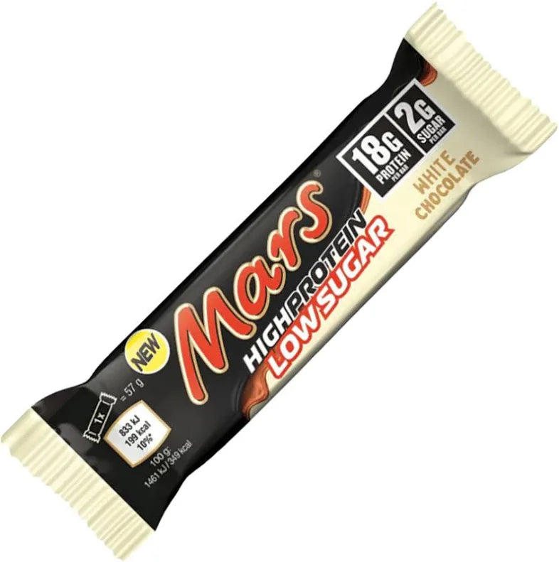 Mars Low Sugar HiProtein Bar White Chocolate 57gr