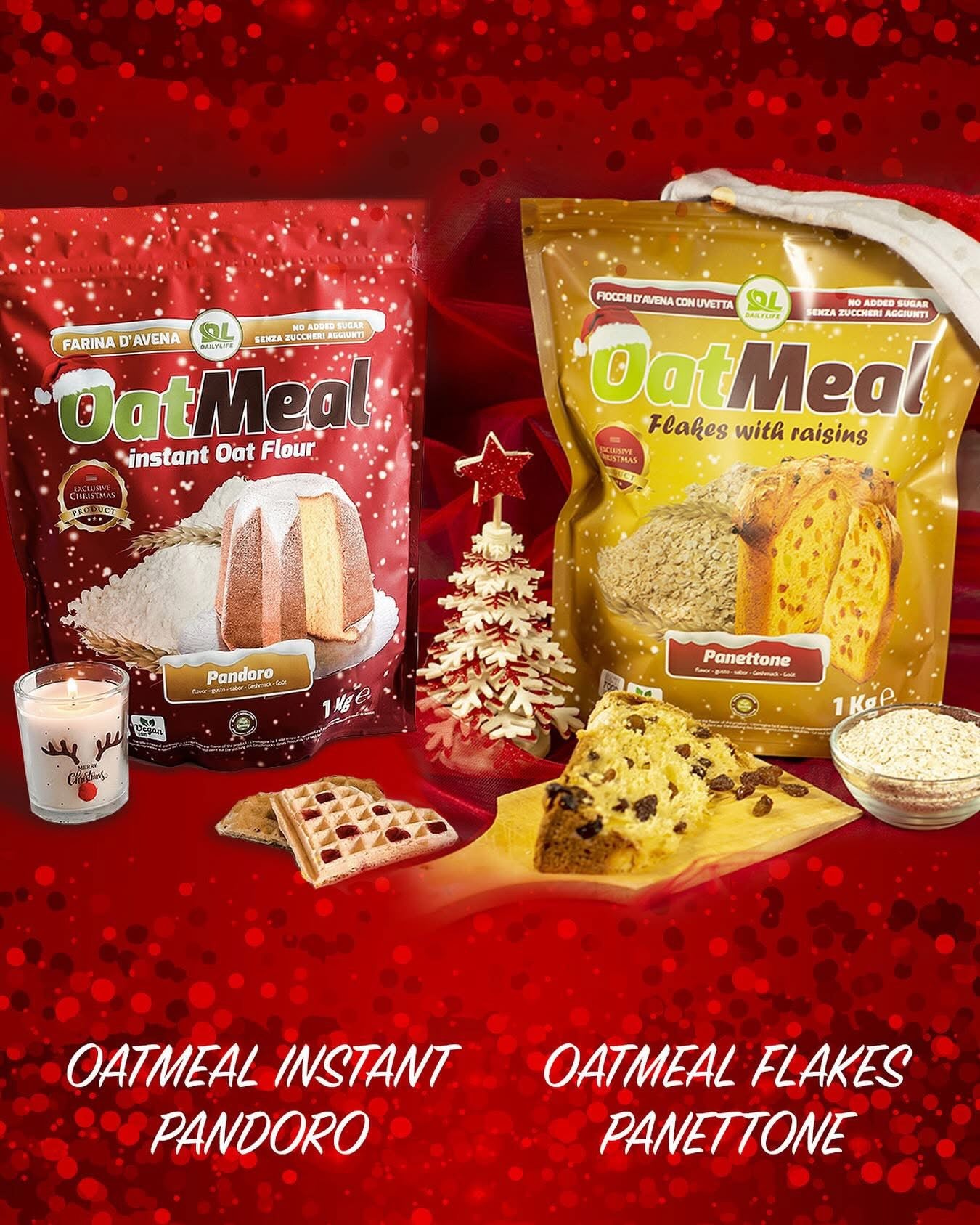 Anderson Daily Life Farina Instantanea Gusto Pandoro formato da 1kg Christmas Edition