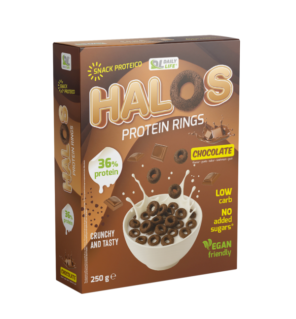 HALOS PROTEIN RINGS – Cereali Proteici in Vari Gusti formato da 250gr